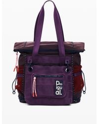 Desigual - Large Multiposition Voyager Backpack, Polyamide - Lyst
