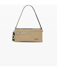 Desigual - Small Two-Tone Convertible Bag, Polyurethane - Lyst