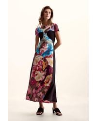 Desigual - Knitted Dress Flowers M. C. Lacroix, Polyester - Lyst