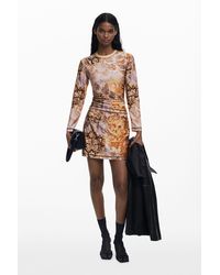 Desigual - Falda Mini Romántica - Lyst