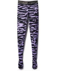 Desigual - Animal Print Slim Leggings - Lyst