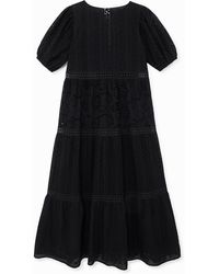 Desigual - Vestido Boho Bordados - Lyst