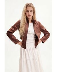 Desigual - Slim Biker Jacket, Polyester - Lyst