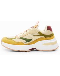 Desigual - Patchwork Running Sneakers - Lyst