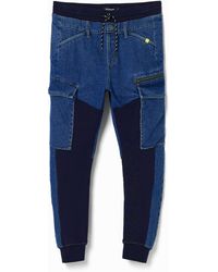 Desigual - Hybrid Jogger Jeans, Cotton - Lyst