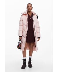 Desigual - Padded Coat - Lyst