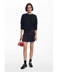 Desigual - Pleated Miniskirt By M. Christian Lacroi, Cotton - Lyst