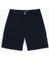 Desigual - Cargo Bermuda Shorts With Pockets, Cotton - Lyst