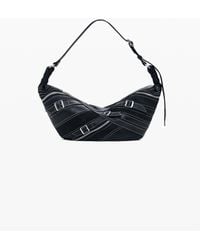 Desigual - Small Faux Leather Bag With Buckles, Polyurethane - Lyst