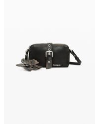 Desigual - Crossbody Wallet Floral Appliqués, Polyurethane - Lyst