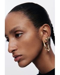 Desigual - Pendentif Cordon Coquillage Plaqué Or Zalio - Lyst