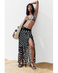 Desigual - Crochet Pareo With Sequins, Cotton - Lyst