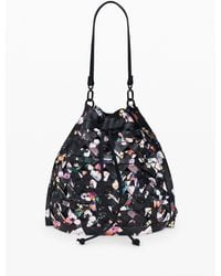 Desigual - Medium Braided Backpack With Flowers, Polyurethane - Lyst