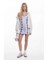 Desigual - Washed-Effect Short Dress, Cotton - Lyst