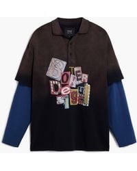 Desigual - Double-Sleeve Patch T-Shirt Botter, Cotton - Lyst