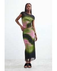 Desigual - Pencil Knit Skirt, Polyester - Lyst