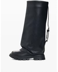 Desigual - High Boots With Leather Effect, Polyurethane - Lyst