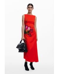 Desigual - Orchid Asymmetrical Dress - Lyst