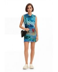 Desigual - M. Christian Lacroix Tulle Mini Dress, Polyester - Lyst
