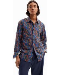 Desigual - Arty Embroidered Shirt - Lyst