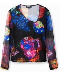 Desigual - M. Christian Lacroix Mineral Tulle T-Shirt, Polyester - Lyst