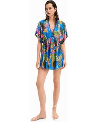 Desigual - Tropical Tunic Dress - Lyst