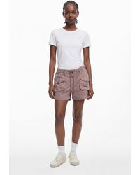 Desigual - Plain Cargo Shorts, Cotton - Lyst