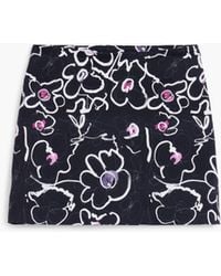 Desigual - Floral Miniskirt, Cotton - Lyst