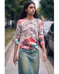 Desigual - Thin Printed Sweater - Lyst