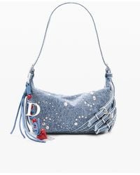 Desigual - Small Denim Bag, Cotton - Lyst
