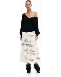 Desigual - Long Combined Dress - Lyst