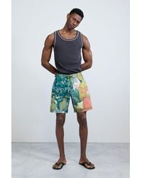 Desigual - Printed Gaugin Swimsuit, Cotton - Lyst