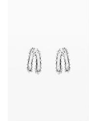 Desigual - Crystal Hoop Earrings Zalio, Glass - Lyst