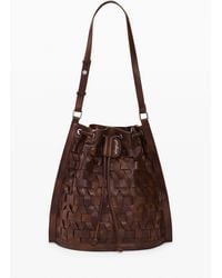 Desigual - Medium Braided Drawstring Backpack, Polyurethane - Lyst