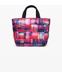 Desigual - Quilted Nylon Patterned Handbag - Lyst
