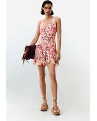 Desigual - Printed Midi Dress, Viscose - Lyst