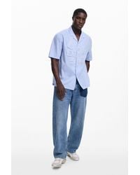 Desigual - Short-Sleeve Shirt With Botter Lettering - Lyst