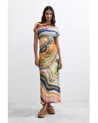 Desigual - Short-Sleeve Knit Dress, Polyester - Lyst