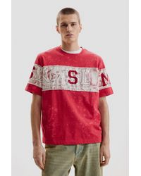 Desigual - Printed Knit T-Shirt, Cotton - Lyst