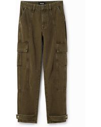 Desigual - Cargo Jeans, Cotton - Lyst