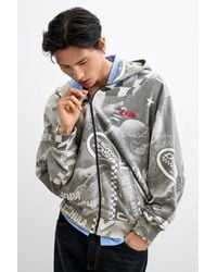 Desigual - Printed Sweatshirt, Cotton - Lyst