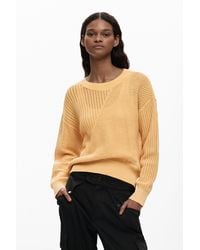 Desigual - Basic Knit Sweater, Cotton - Lyst