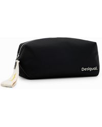 Desigual - Solid-coloured Toiletry Bag - Lyst