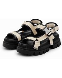 Desigual - Chunky Platform Sandals - Lyst