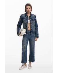 Desigual - Mirror Culotte Jeans - Lyst