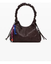 Desigual - Medium 3D Logo Bag With Ruched Handle - Lyst