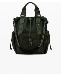 Desigual - Waxed Multi-Position Backpack, Polyamide - Lyst