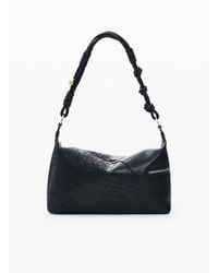Desigual - Medium Bag With Embroidery, Polyurethane - Lyst