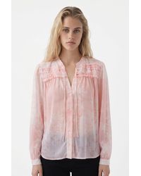 Desigual - Ruffled Blouse, Polyester - Lyst
