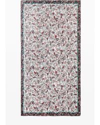 Desigual - Rectangular Floral Scarf, Polyester - Lyst